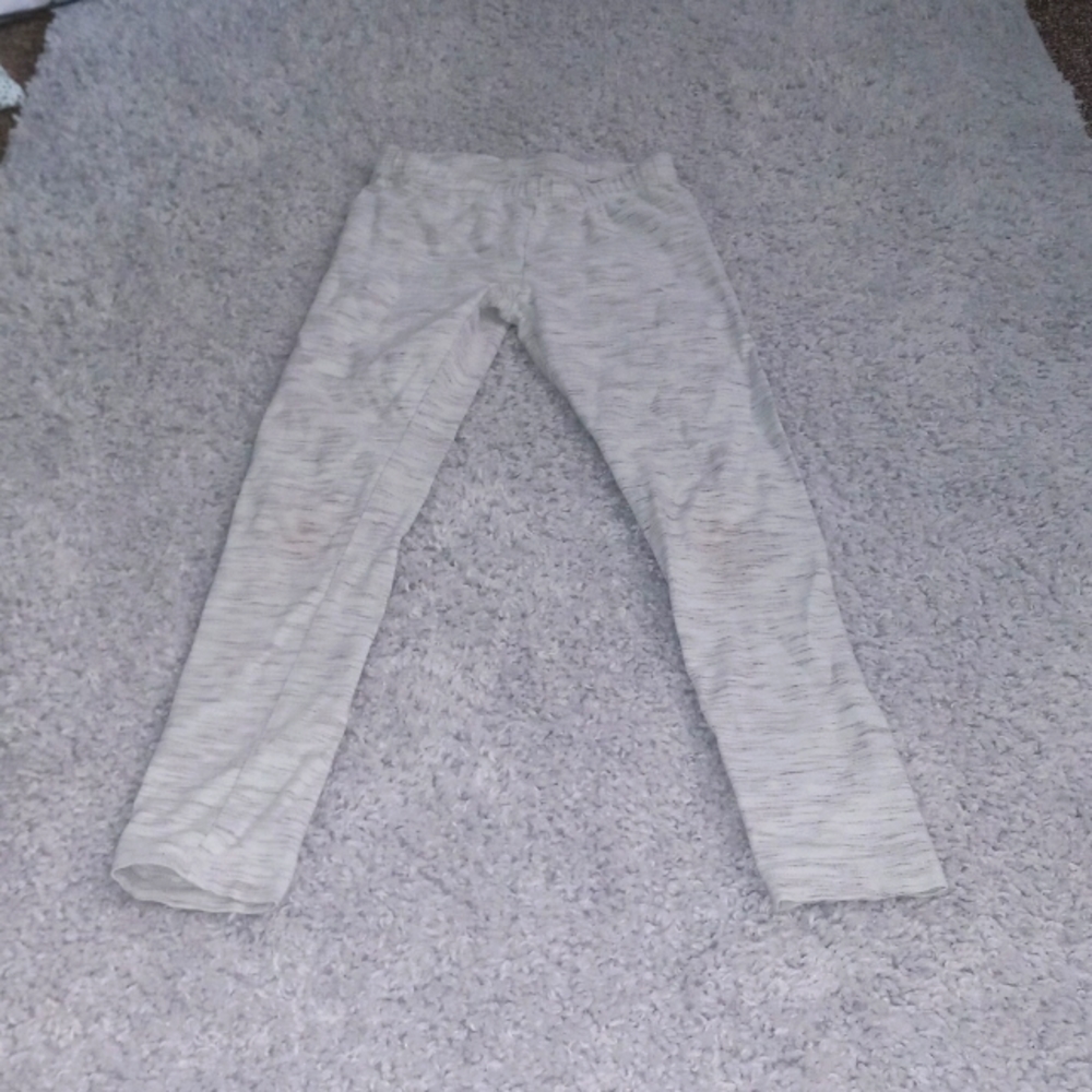 Cat and Jack: Leggings, 8 (Girls), Kids/Teen, White with Brownish stripes